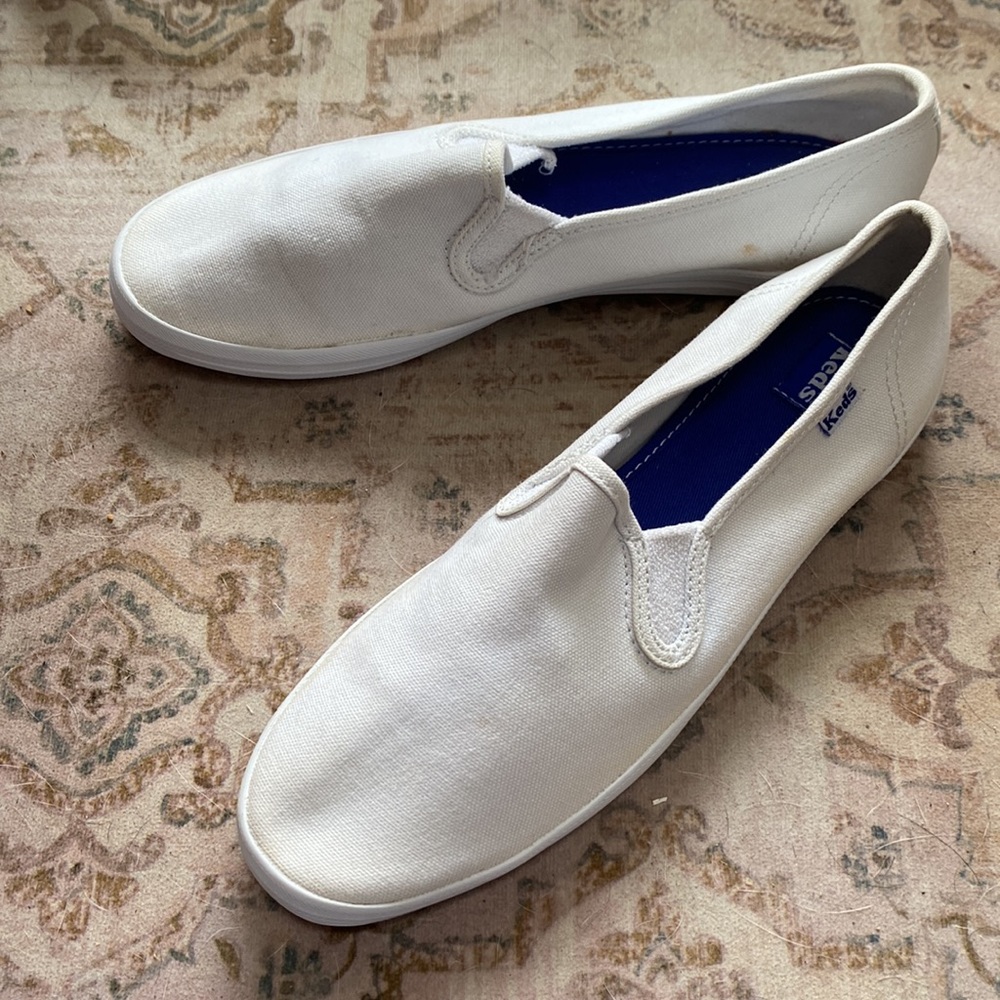 Keds Canvas Slip Ons - size 8